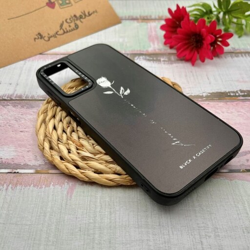 قاب گوشی Galaxy A14 سامسونگ CASETiFY آینه ای اورجینال رز سفید کد 26489