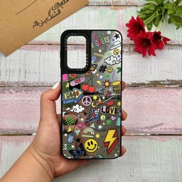 قاب گوشی Galaxy A23 4G سامسونگ CASETiFY  اورجینال آینه ای طرح استیکر کد 67668