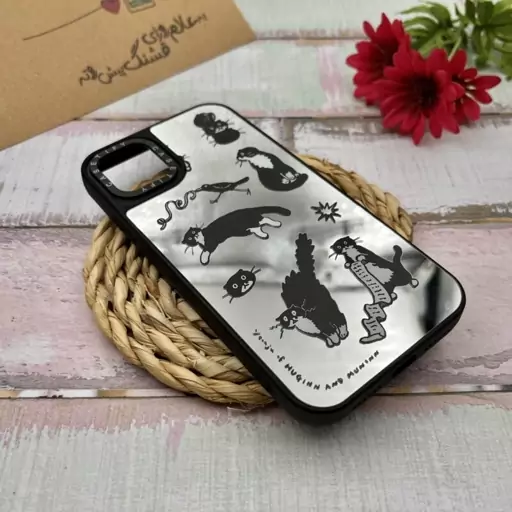 قاب گوشی iPhone 11 آیفون CASETiFY آینه ای اورجینال اورجینال طرح گربه کد 83581