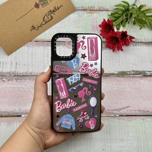 قاب گوشی iPhone 11 آیفون CASETiFY آینه ای اورجینال طرح باربی Barbie کد 72946