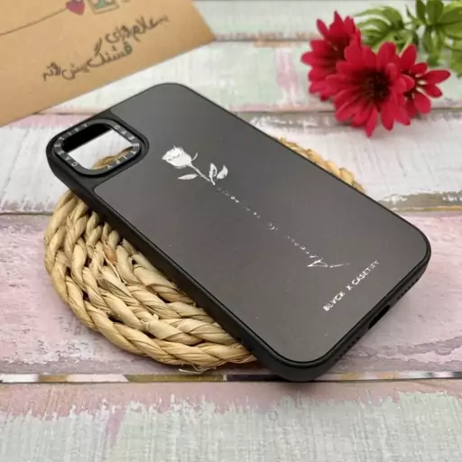 قاب گوشی iPhone 11 آیفون CASETiFY آینه ای دور ژله ای اورجینال رز سفید کد 96905