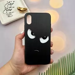 قاب گوشی iPhone X - iPhone XS آیفون دور ژله ای برجسته فانتزی مدل Eyes کد 10986