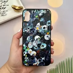 قاب گوشی iPhone X - iPhone XS آیفون دور ژله ای طرح برجسته فانتزی مدل روح کد 30198