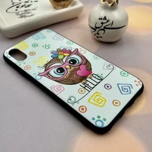 قاب گوشی iPhone X - iPhone XS آیفون دور ژله ای طرح برجسته فانتزی مدل جغد کد 36410