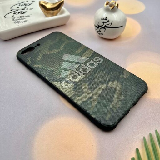 قاب گوشی iPhone 7 Plus - iPhone 8 Plus آیفون دور ژله ای طرح برجسته فانتزی مدل Adidas چریکی کد 46331