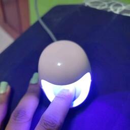 دستگاه مینی یووی وی ال دی  لاک خشک کن انگشتی طرح تخم مرغی
