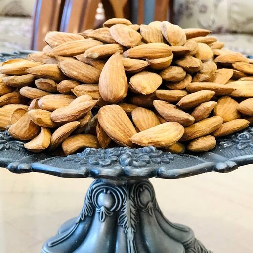 خرید و قیمت مغز بادام درختی خام ربیع درجه یک 500 گرمی از غرفه فروشگاه بادام باسلام