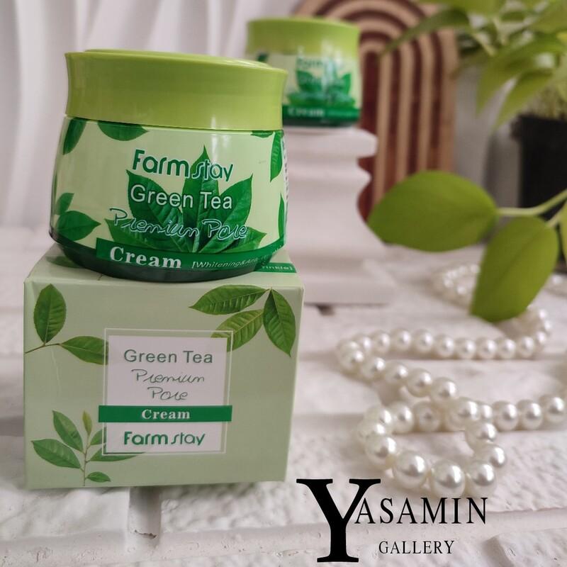 کرم مرطوب کننده و آبرسان پوست خشک   چای سبز فارم استی اصلی
