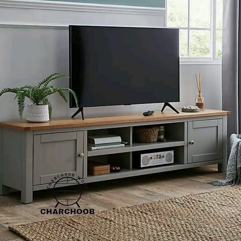 میز تلویزیون شیک و زیبا  رنگ و ابعاد قابل تغییر 
