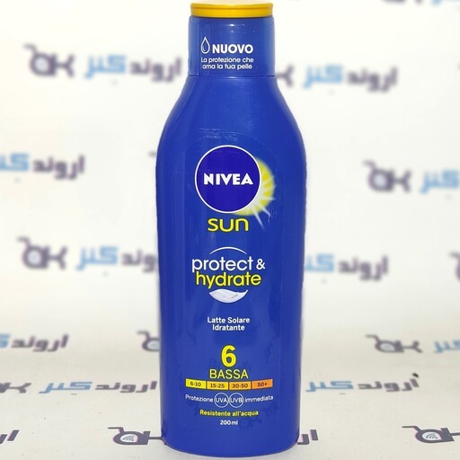 لوسیون ضد آفتاب نیوآ nivea مدلprotect hydrate

