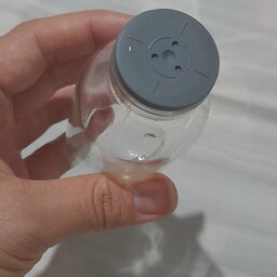 بطری  شیشه ای 100میلی لیتری  گیفت درب پلاستیکی