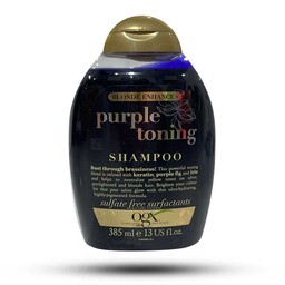 شامپو ضد زردی او جی ایکس مدل PURPLE TONING حجم 385 میل