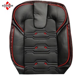 روکش صندلی خودرو تمام چرم نخ قرمز مناسب برای پژو 206پژو207ورانا پلاس