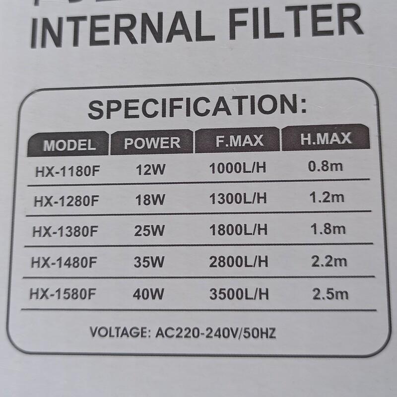 فیلتر تصفیه آب آکواریوم SEASTAR مدل HX-1280F