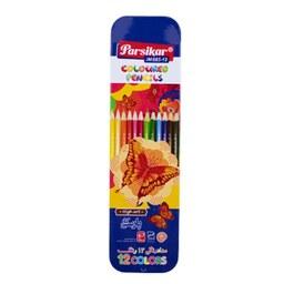 مداد 12 رنگ پارسی کار کشویی