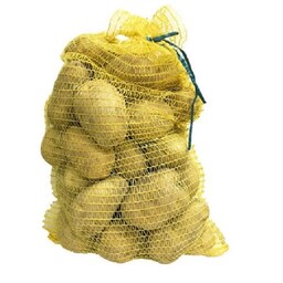کیسه راشل بسته بندی سیب زمینی و پیاز سایز 50X80  سانتیمتر رنگ زرد بسته هزارتایی ( ارسال بصورت پسکرایه)