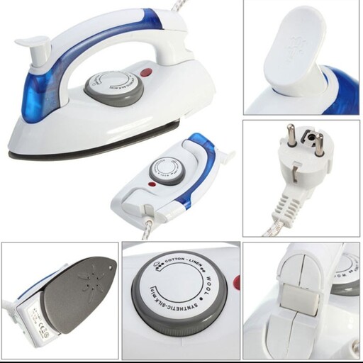 اتو بخار مسافرتی دسته تاشو استیم آیرون steam iron مدل 2508