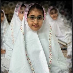 چادر نماز جشن تکلیف مدل دانشجویی نقاب صورتی 