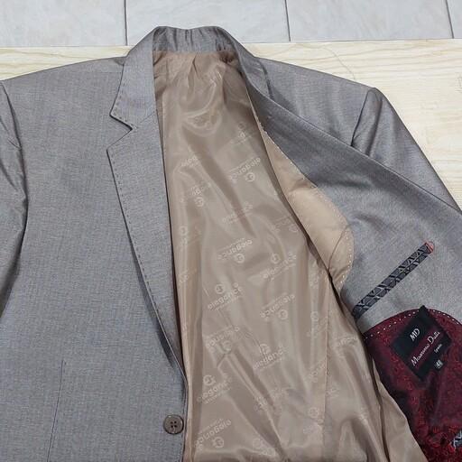 کت تک مردانه رنگ بژ کم رنگ نیمه براق تا براق سایز 48