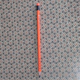 مداد مشکی سه گوش پاکن دار HB بدنه رنگی نارنجی با کیفیت سلیم صبیر