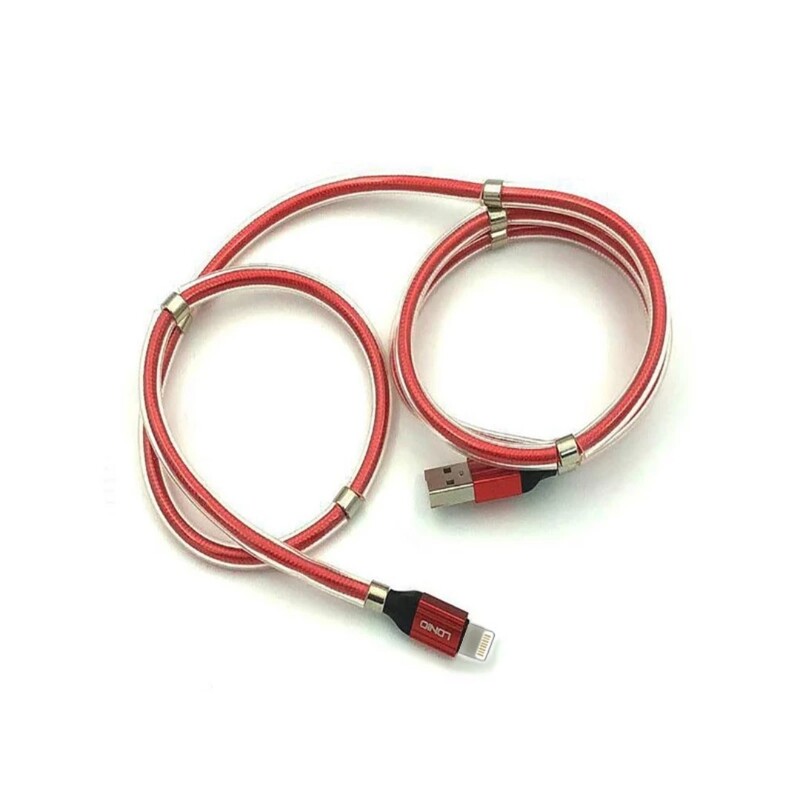 کابل شارژ تبدیل USB به لایتنینگ برند الدینیو LDNIO مدل LS491 طول 1 متر اورجینال 