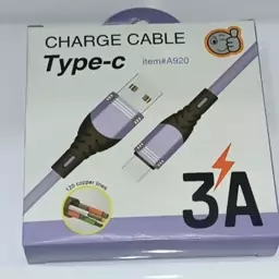 کابل شارژ  type  c به USB مدل A920 شارژ سریع به طول یک متر