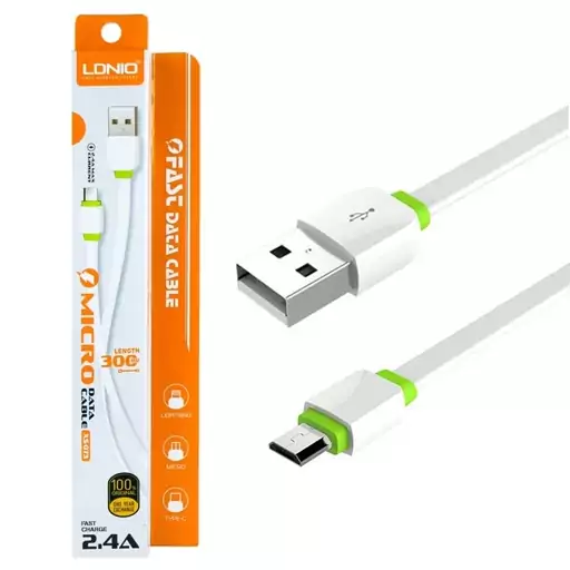 کابل تبدیل USB به Type C الدینیو مدل XS-073 طول 0.3 متر مخصوص پاور بانک