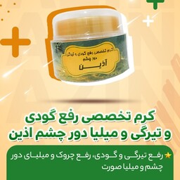 کرم تخصصی رفع گودی و تیرگی و میلیا و چروک دور چشم اذین دارای لوح تقدیر  تندیس از همایش بین المللی صدا و سیما  دانشگاه 