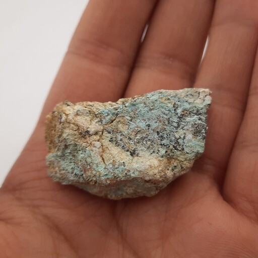 سنگ راف پکیج سه عددی معدنی سایز کوچک کلکسیون38 آزوریت کالکوپیریت آمیتیس یا آمیتیست