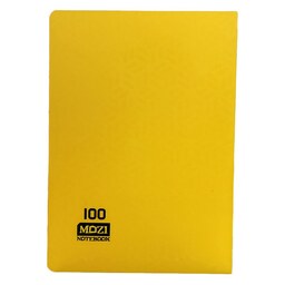 دفتر ته چسب 100 برگ MOZI موزی رنگ زرد 