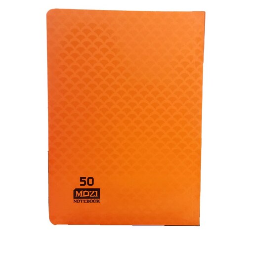 دفتر ته چسب 50 برگ مدل MOZI موزی رنگ نارنجی 