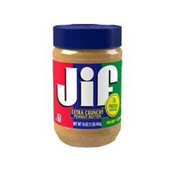 کره بادام زمینی کرانچی جیف مقدار 454 گرم Jif Crunchy Peanut Butter