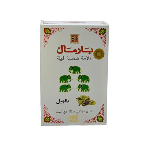 چای سیاه پنج فیل بارمال با عطر هلBharmal مدل Cardamom