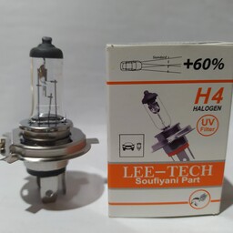 لامپ چراغ جلو خودرو سه خار (H4)  برند لیتک مناسب پراید، 405، L90 ، MVM110 و...