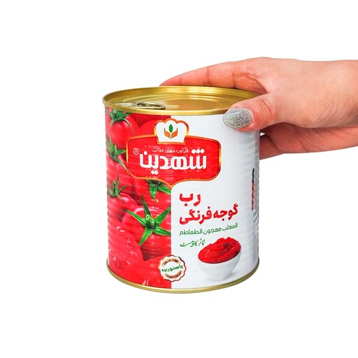 کنسرو رب گوجه فرنگی شهدین - 800 گرم