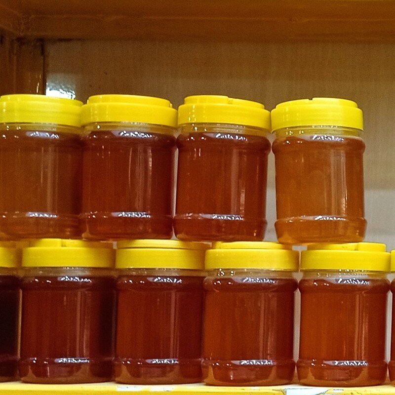 عسل گون طبیعی دارای سیب سلامت امساله 1 کیلویی