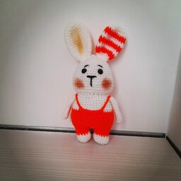 عروسک خرگوش بافتنی 