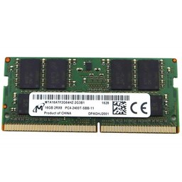 رم لپ تاپ DDR4 دوکاناله 2400 مگاهرتز CL17 میکرون مدل PC4-2400T ظرفیت 16 گیگابایت