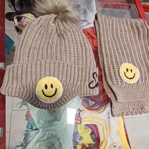 شال و کلاه بچگانه زمستانه داخل پشم