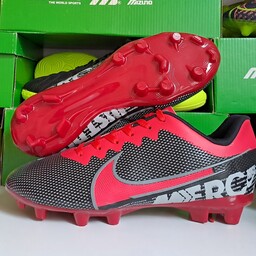 کفش ورزشی فوتبال چمنی مردانه و پسرانه مدل سوپر 360 سایز 40 تا 45 رنگ قرمز