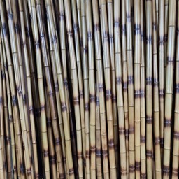 چوب بامبو طلایی مشکی قطر 4 نی بامبو بسته 3تایی