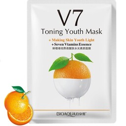 ماسک ورقه ای صورت پرتقال بیوآکوا V7 هفت ویتامین - BIOAQUA