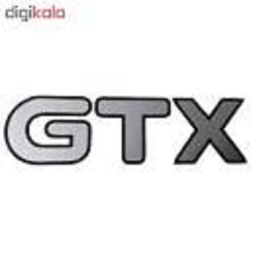 جلو پنجره GTX (نقره ای، نوک مدادی و مشکی) با آرم 