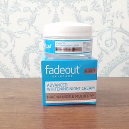 کرم شب فیداوت کرم ضد لک و روشن کننده انگلیسی 
FadeOut Advanced Whitening Night Cream (50ml)