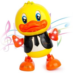عروسک رقصنده موزیکال اردک جنتلمن