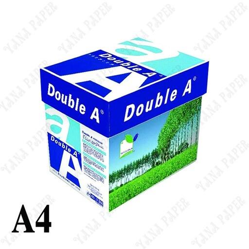 کاغذ A4 دابل آ Double A - یک کارتن 5 بسته ای 500 برگی 80 گرمی
