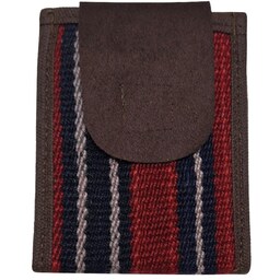 کیف کوچک گردنی گلیم دستباف کد KFGA15 برای حمل و نگهداری کارت یا پول یا دسته کلید
