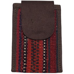 کیف کوچک گردنی گلیم دستباف کد KFGA11 برای حمل و نگهداری کارت یا پول یا دسته کلید