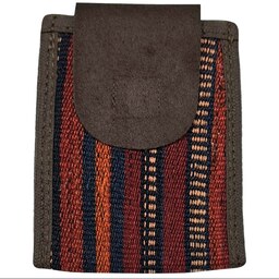 کیف کوچک گردنی گلیم دستباف کد KFGA113برای حمل و نگهداری کارت یا پول یا دسته کلید