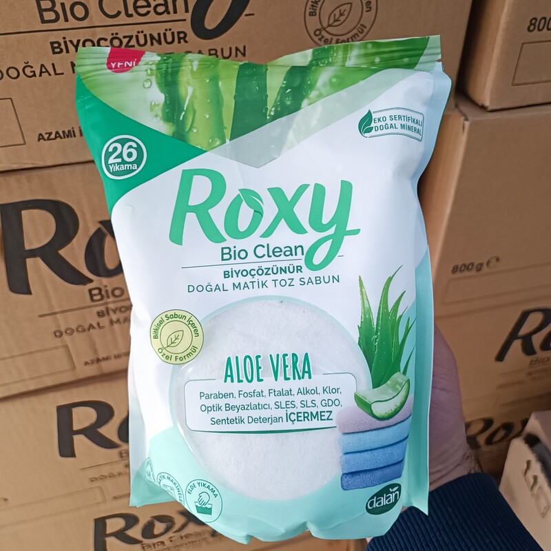 پودر صابون لباسشویی روکسی Roxy حجم 800 گرم در 3رایحه  اصلی واورجینال 